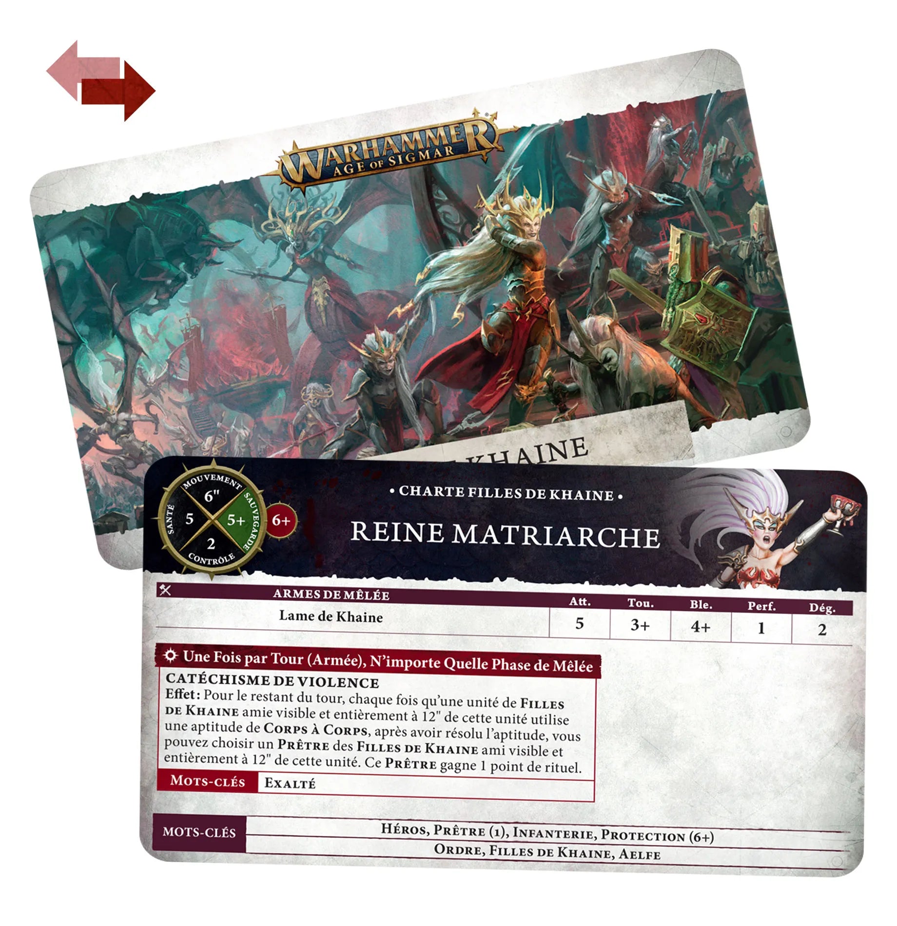 Cartes de Charte: Daughters of Khaine