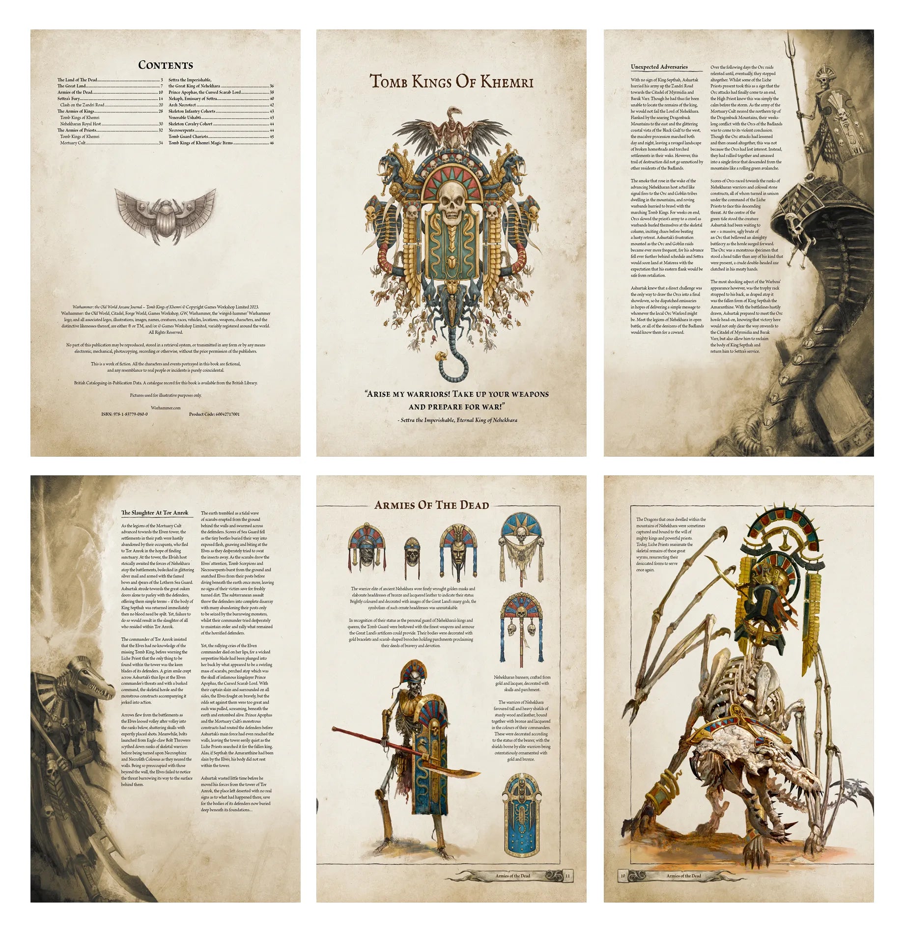 Arcane Journal: Tomb Kings of Khemri (ePub) (Anglais)