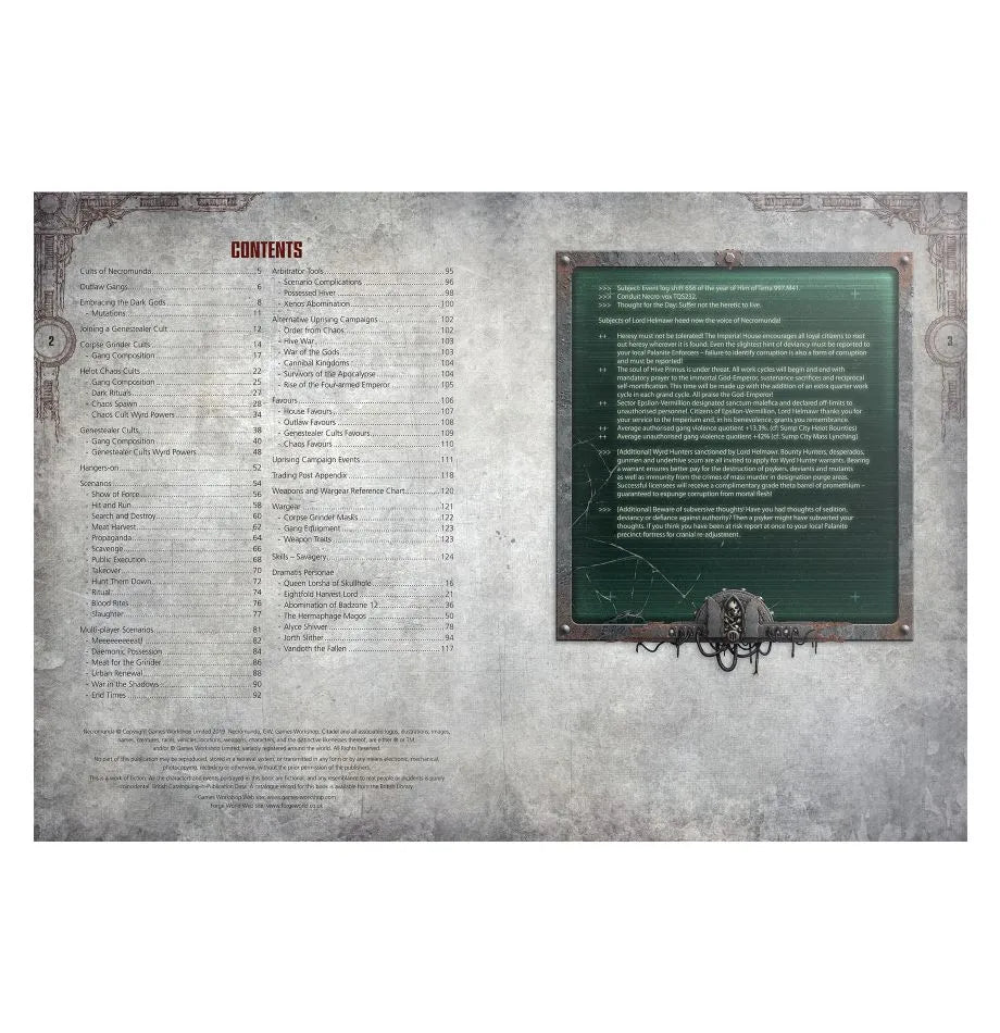 Necromunda: The Book of Ruin (Anglais)
