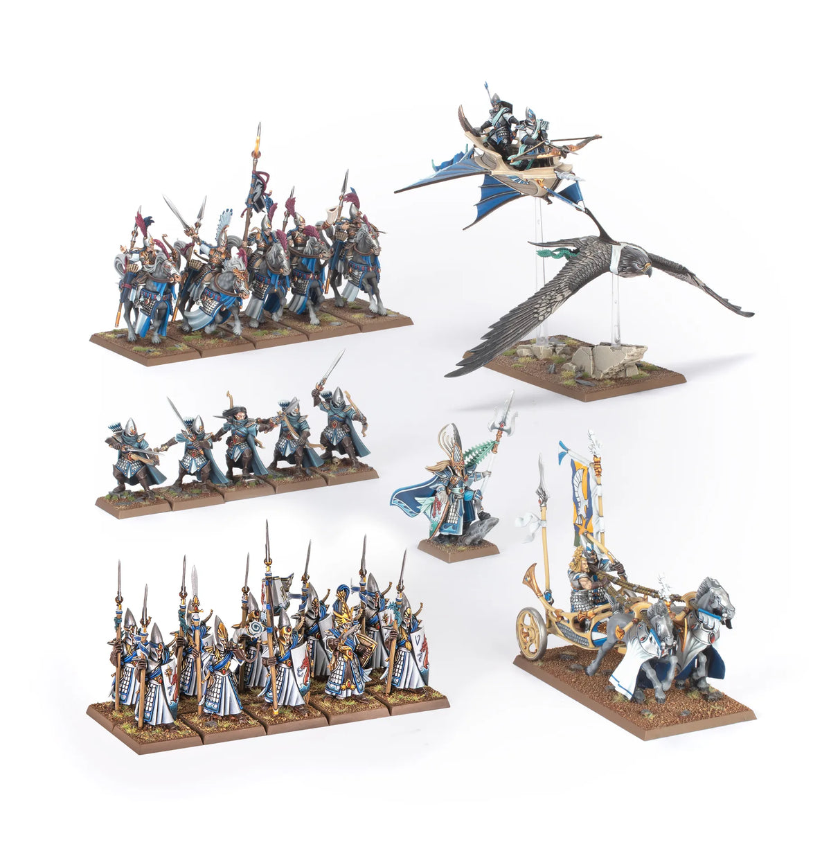 Royaumes Hauts Elfes: Armée de Colonne de Bataille