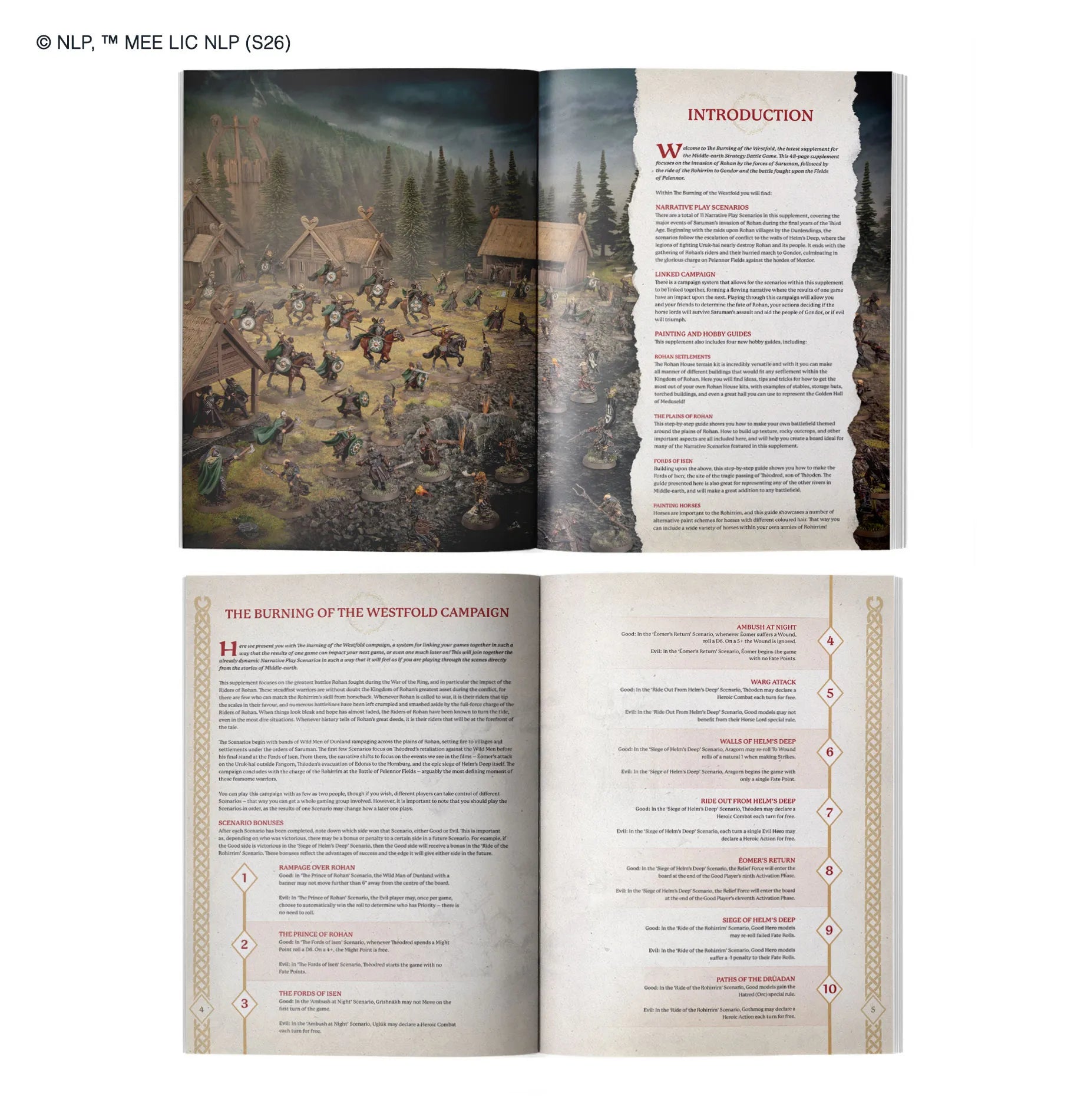 Middle-earth™ Strategy Battle Game: The Burning of the Westfold™ (Anglais)