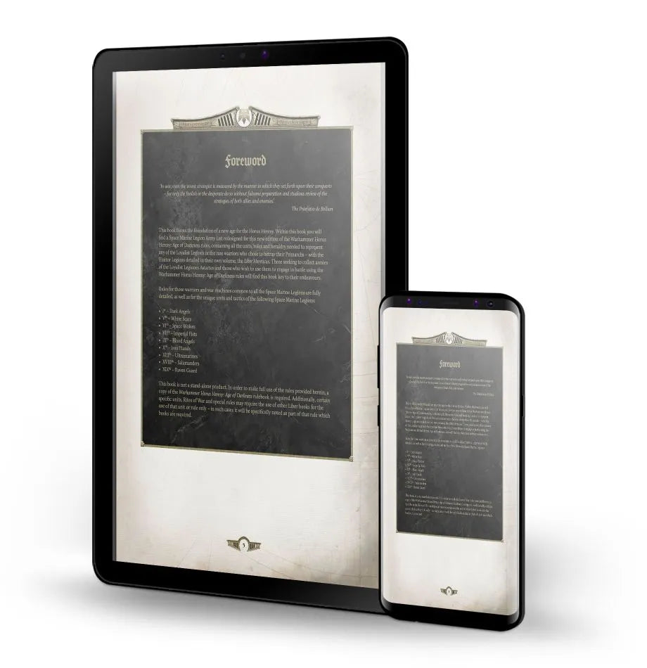 Liber Astartes – Loyalist Legiones Astartes Army Book (ePub) (Anglais)