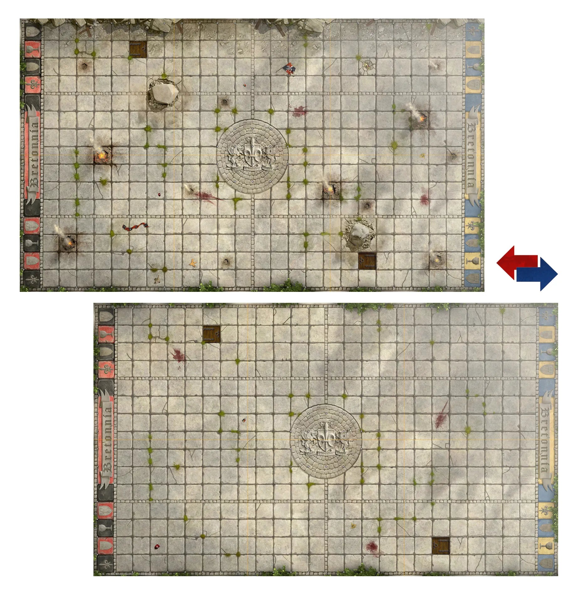 Équipe de Bretonniens: Terrain et Fosses Double Face