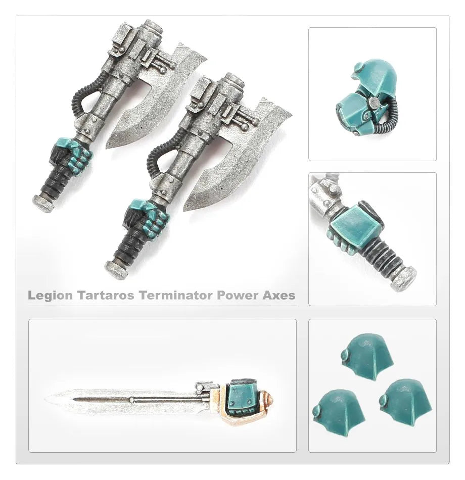 Set de Haches Énergétiques pour Terminators Tartaros des Légions