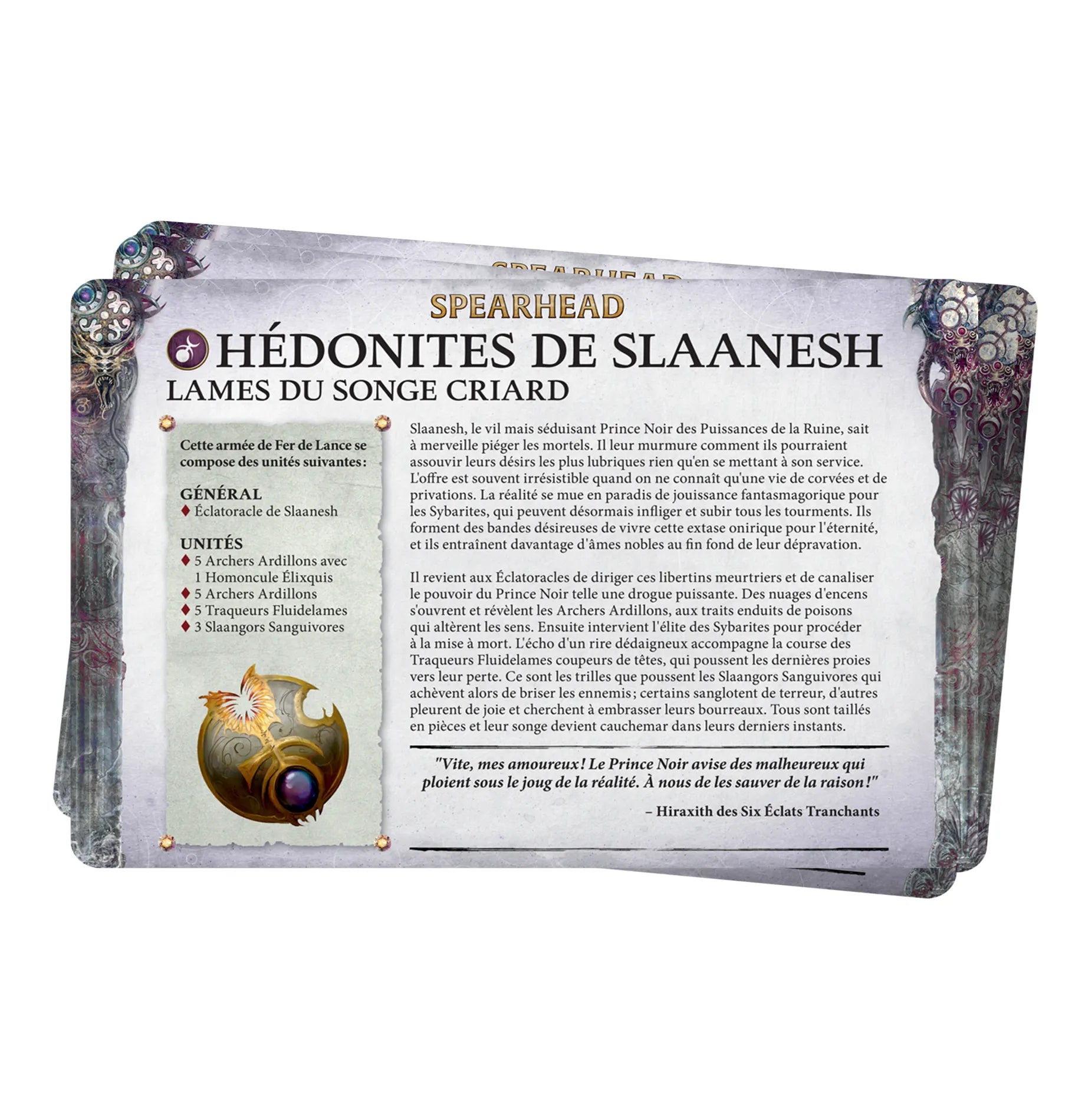 Pack de Faction: Hédonites de Slaanesh