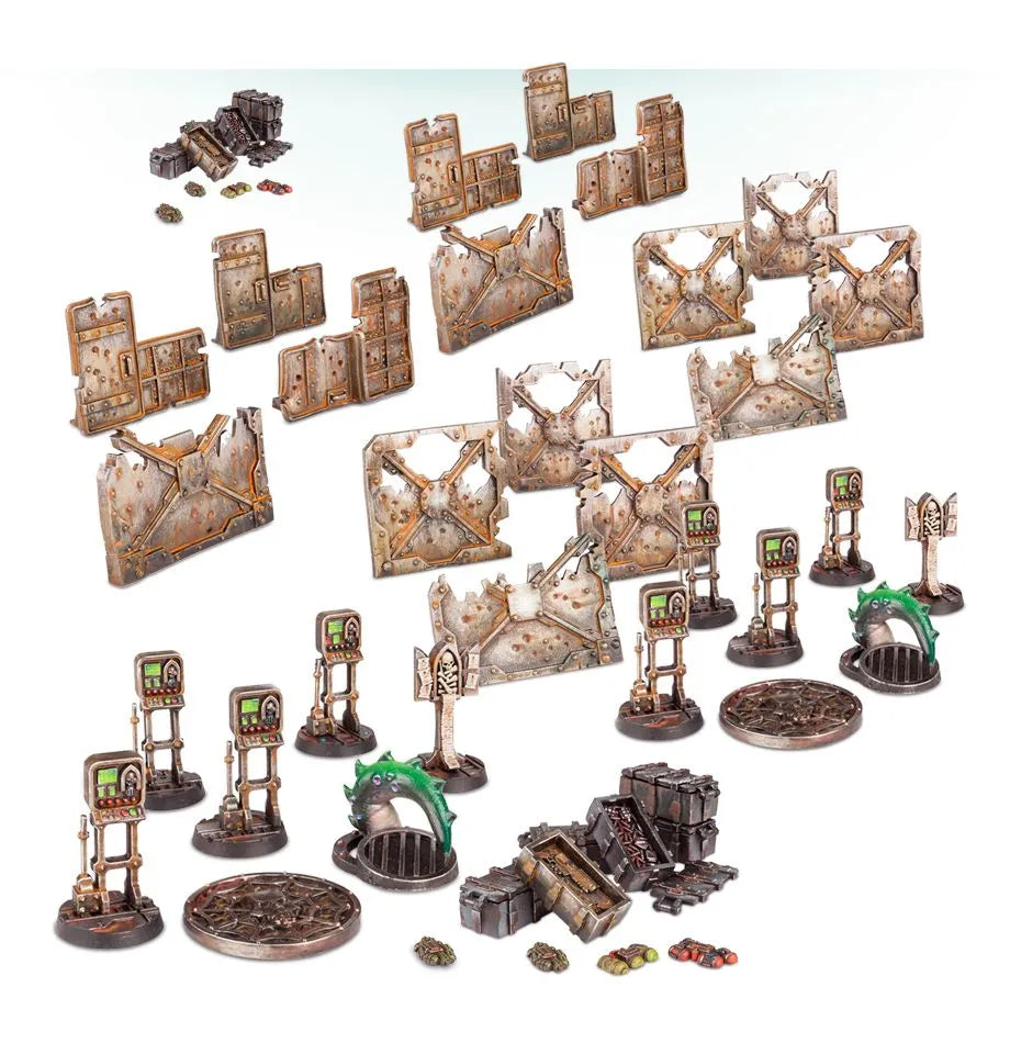 Barricades et Objectifs Necromunda