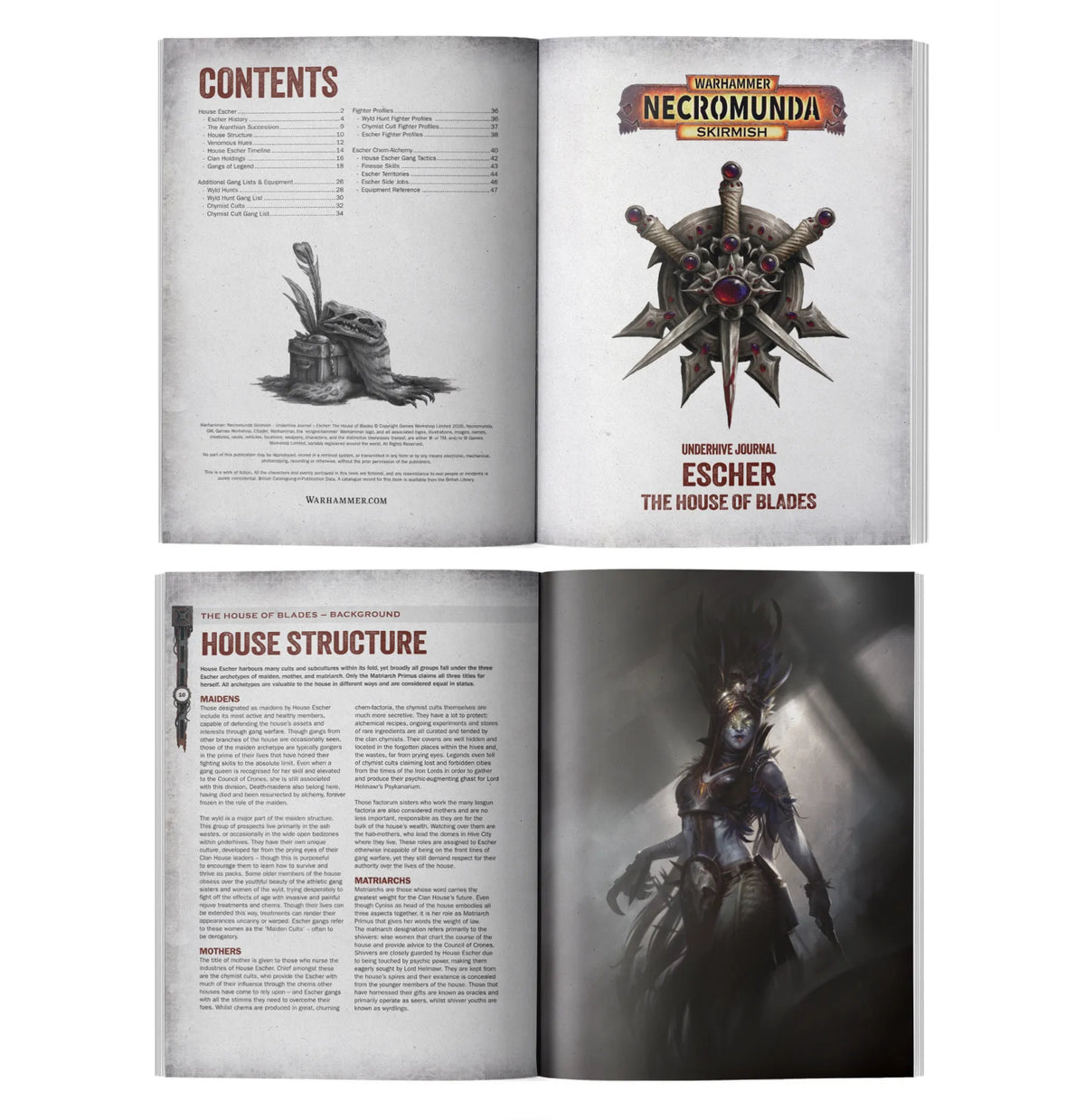 Underhive Journal: Escher – The House of Blades (Anglais)