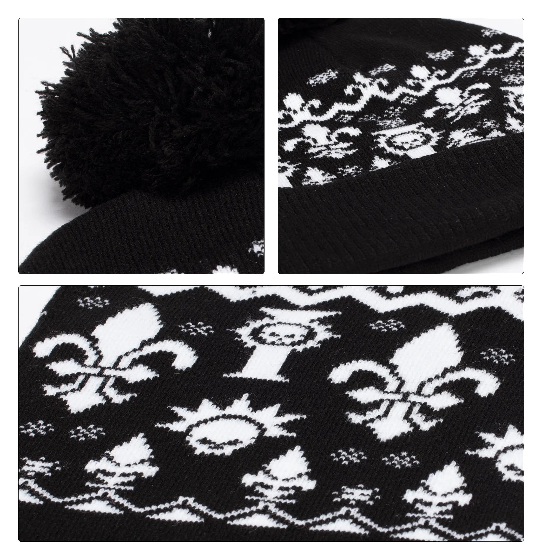 AAA: Set de Bonnet et d'Écharpe en Maille de l'Adepta Sororitas
