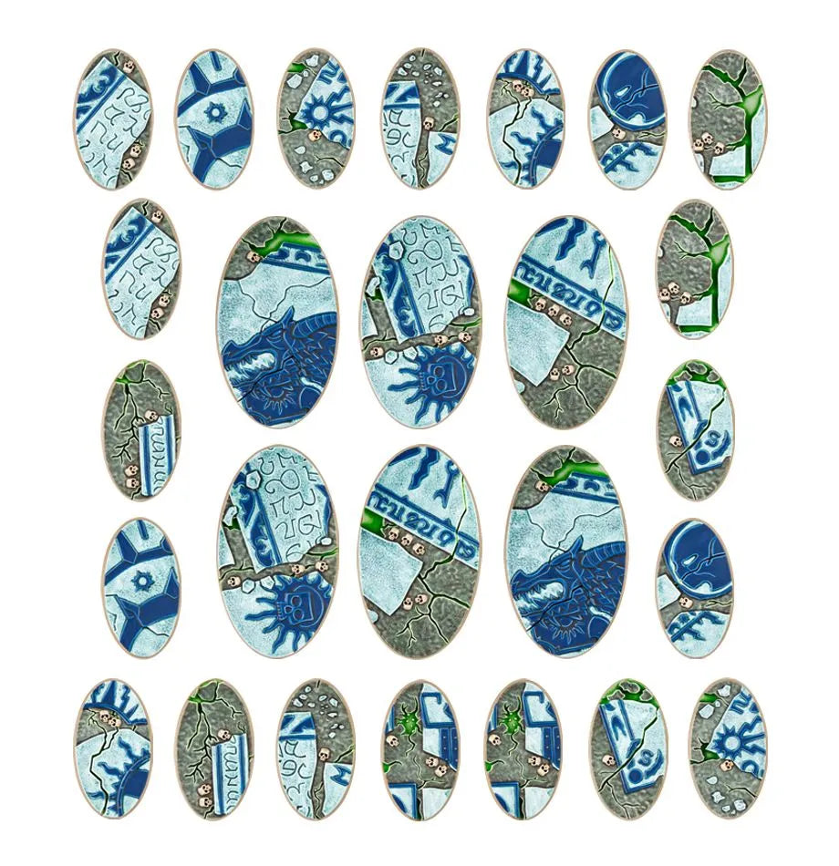 Shattered Dominion: socles ovales de 60 et 90mm