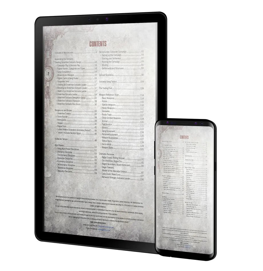 Necromunda: Book of the Outcast (ePub) (Anglais)