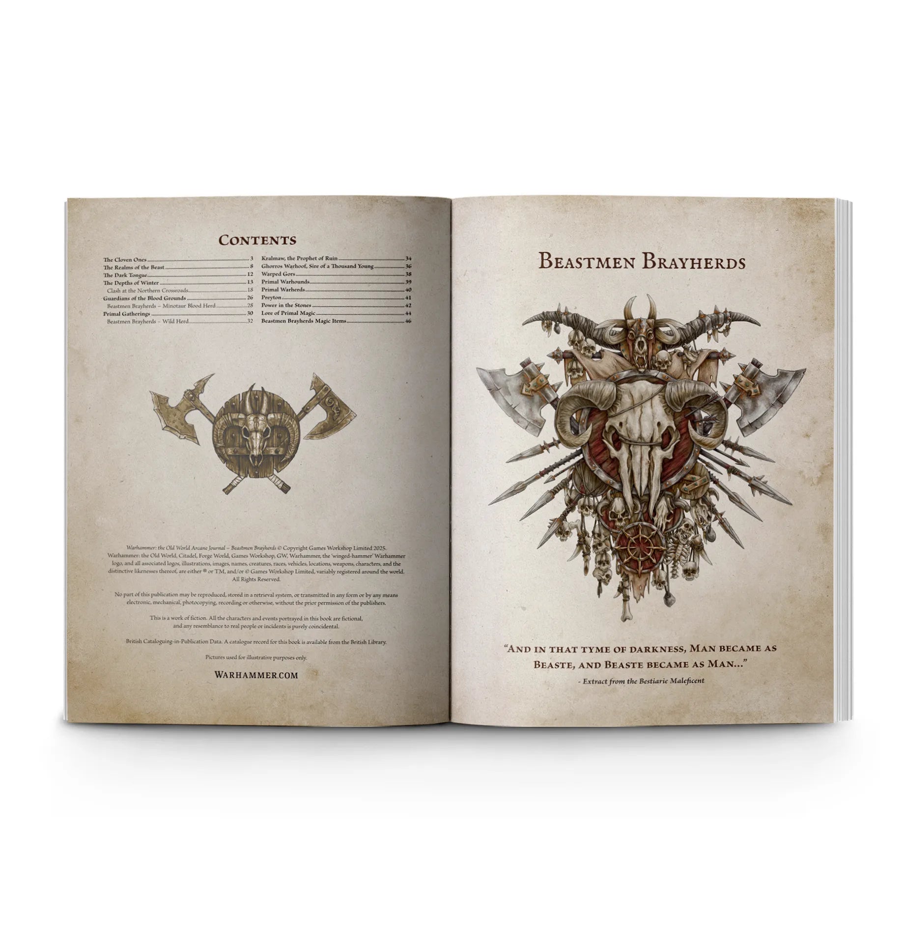 Arcane Journal: Beastmen Brayherds (Anglais)