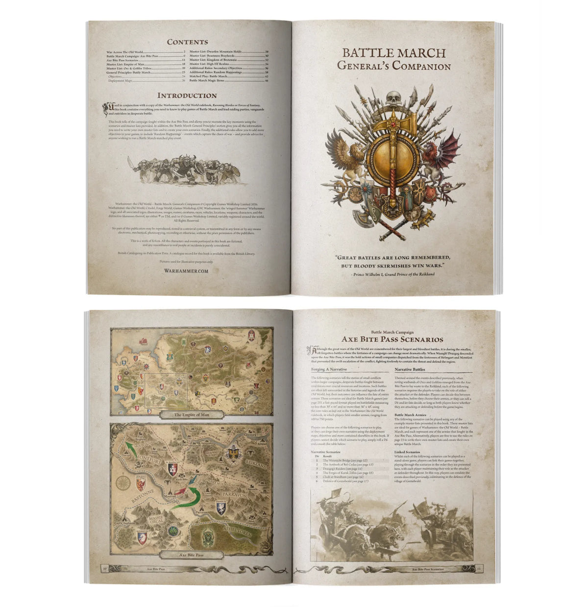 Warhammer: The Old World – Battle March: General's Companion (Anglais)