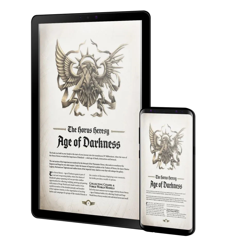 Warhammer: The Horus Heresy – Age of Darkness Rulebook (ePub) (Anglais)