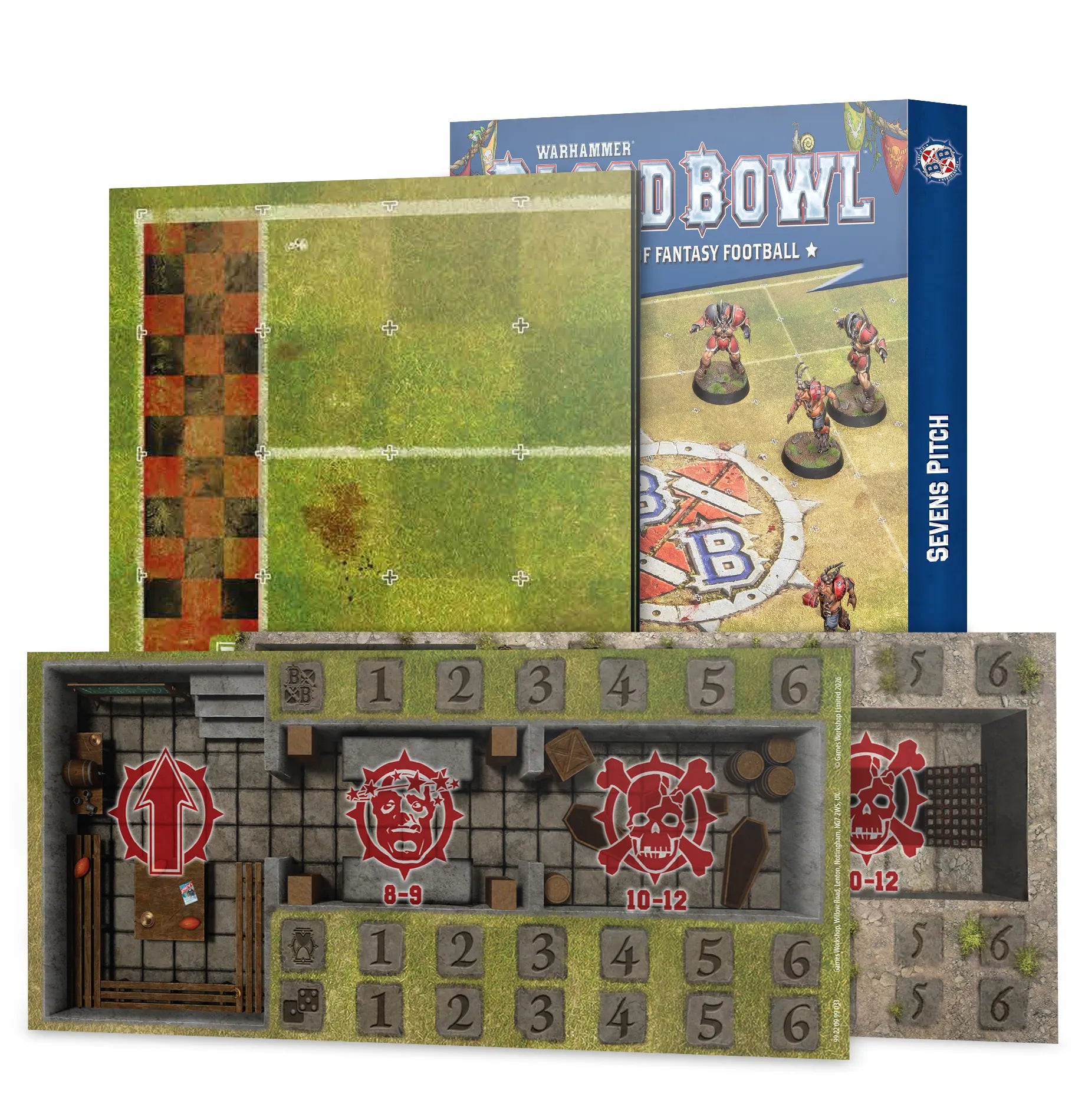 Blood Bowl Sevens: Terrain et Fosses Double Face
