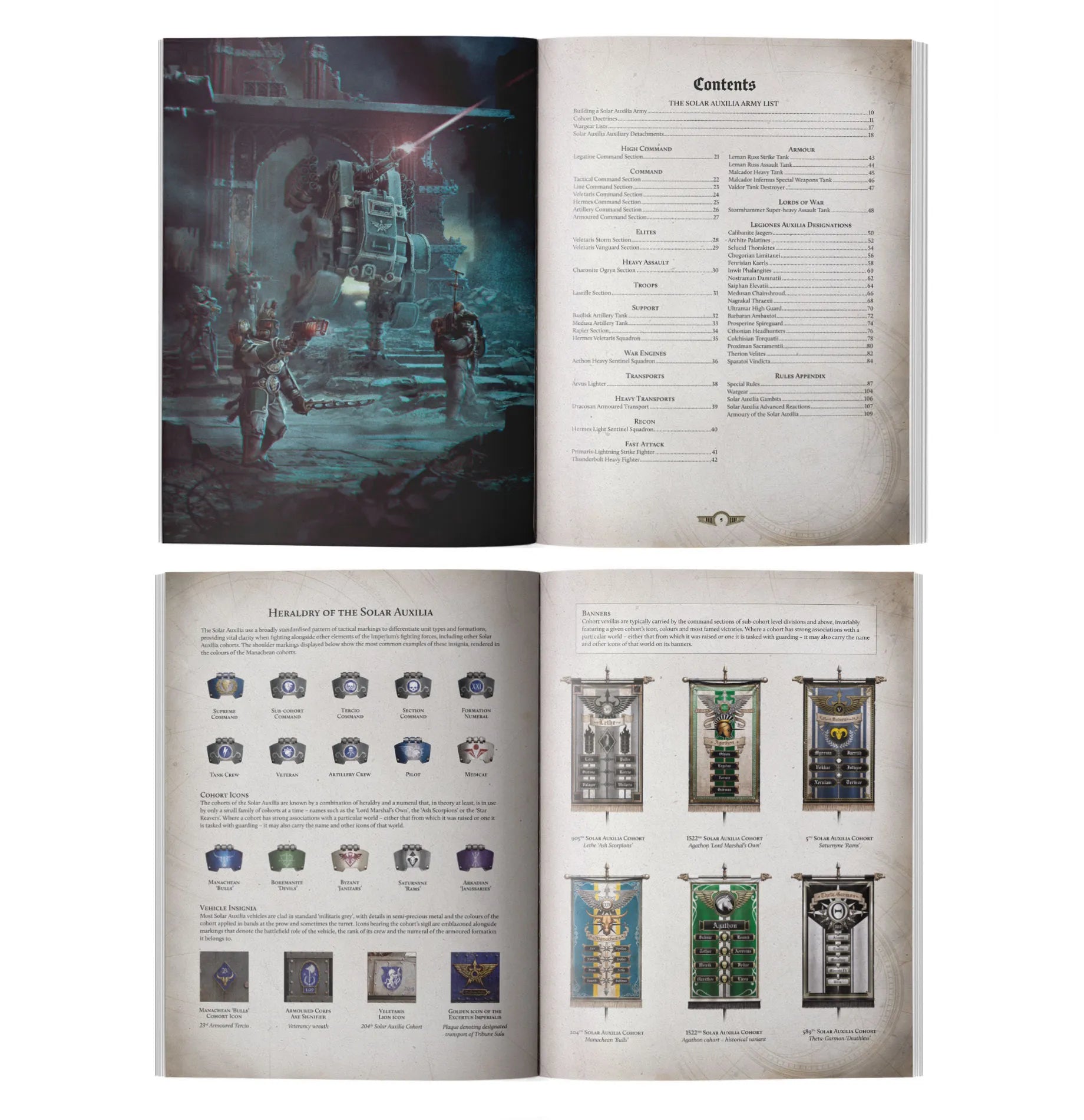 Liber Auxilia: Solar Auxilia Army Book (Anglais)