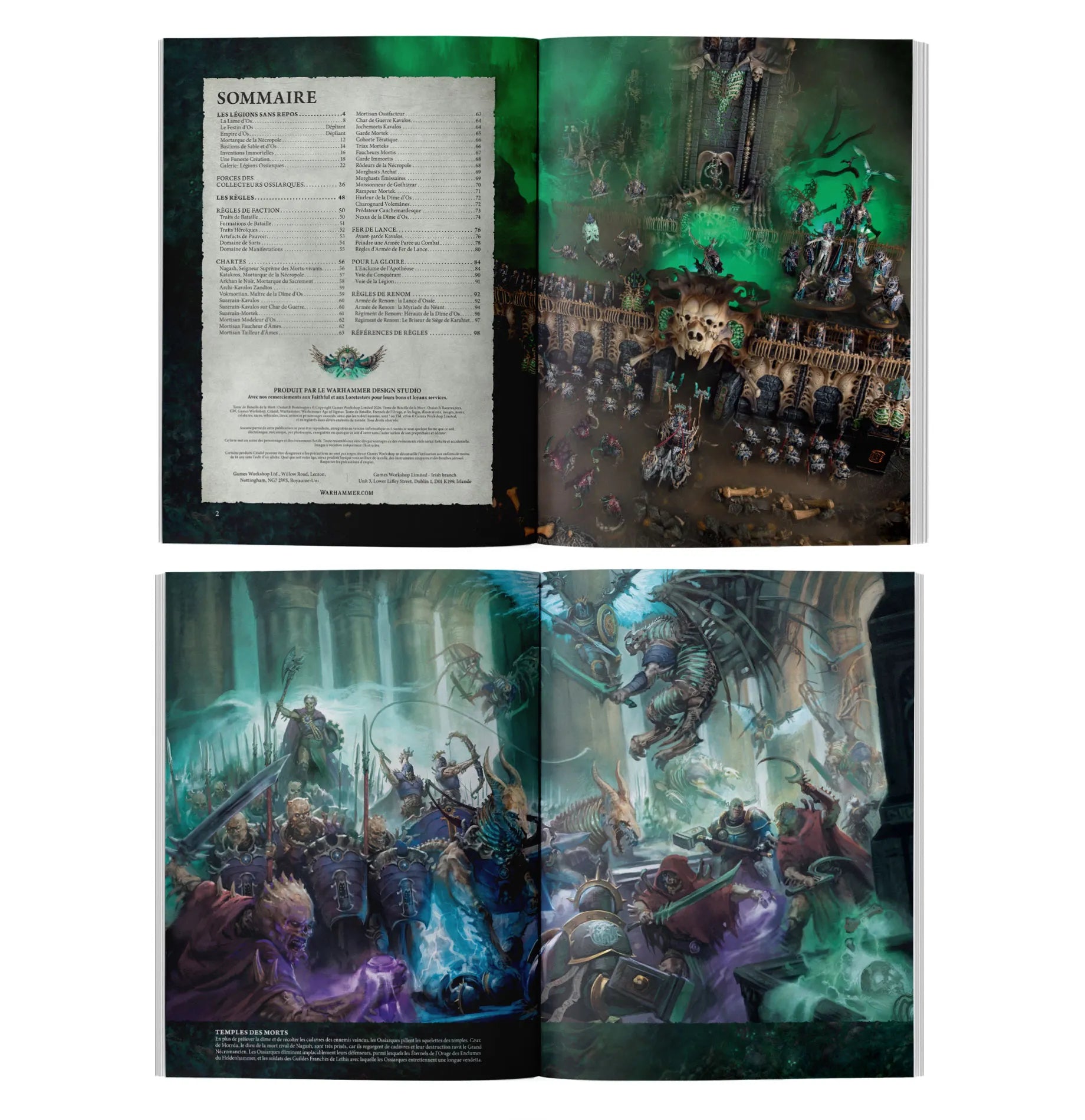 Tome de Bataille de la Mort: Ossiarch Bonereapers