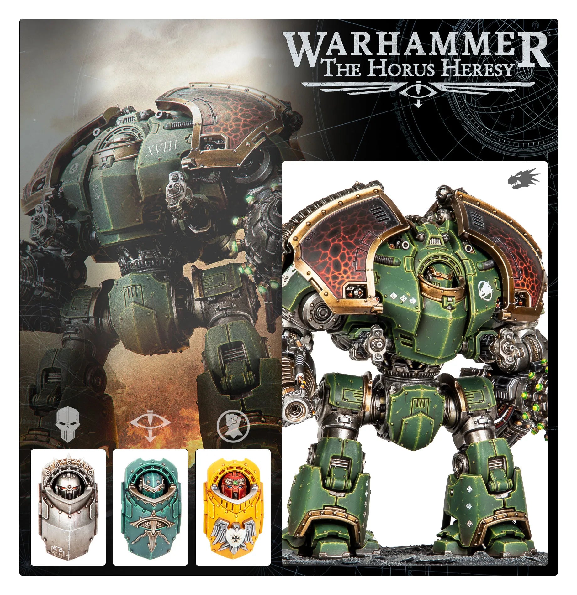Dreadnought de Siège Saturnine – Configuration Ophion