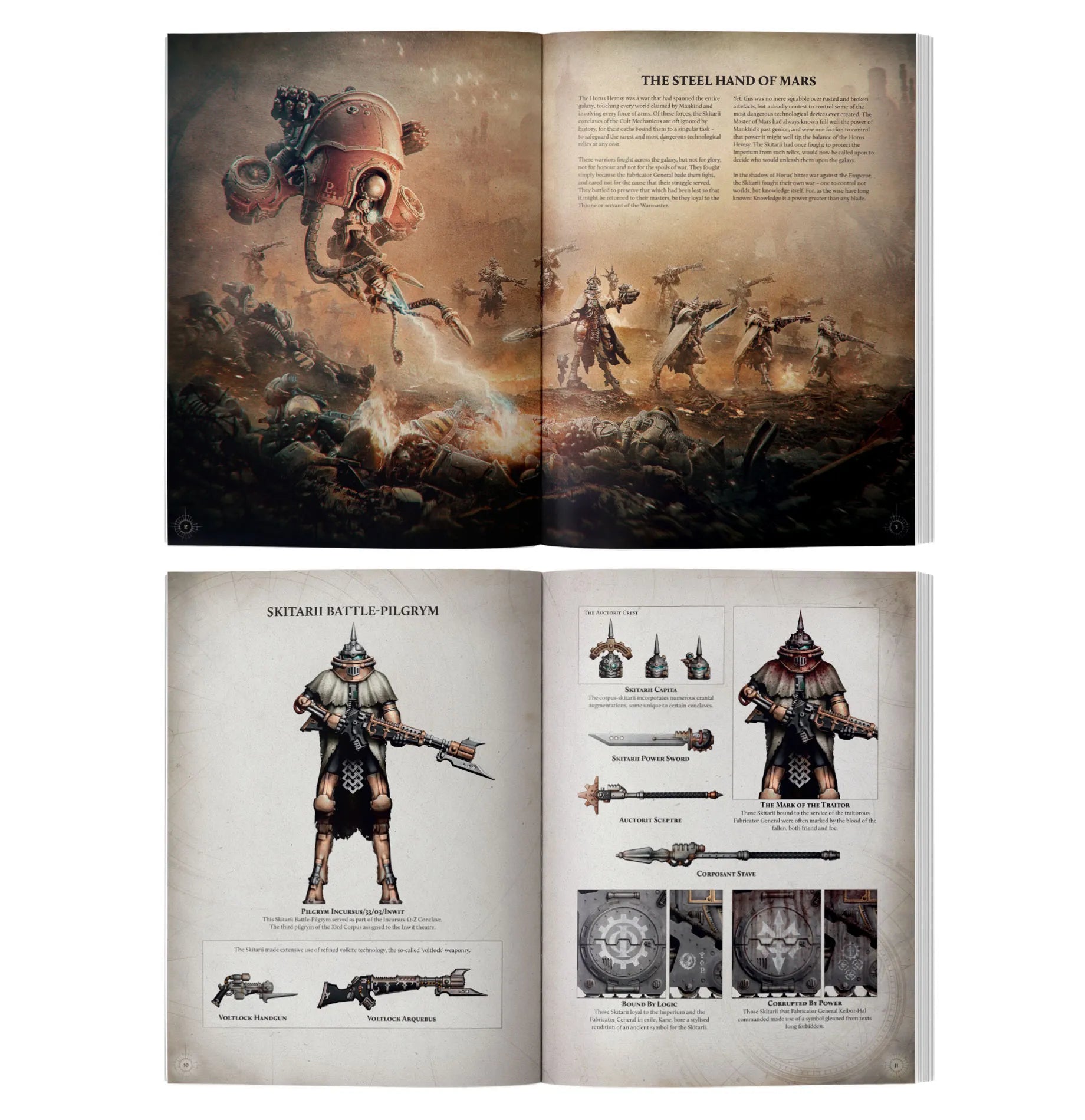 Journal Tactica: Skitarii – The Steel Hand of Mars (Anglais)