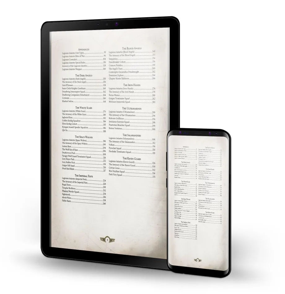 Liber Astartes – Loyalist Legiones Astartes Army Book (ePub) (Anglais)