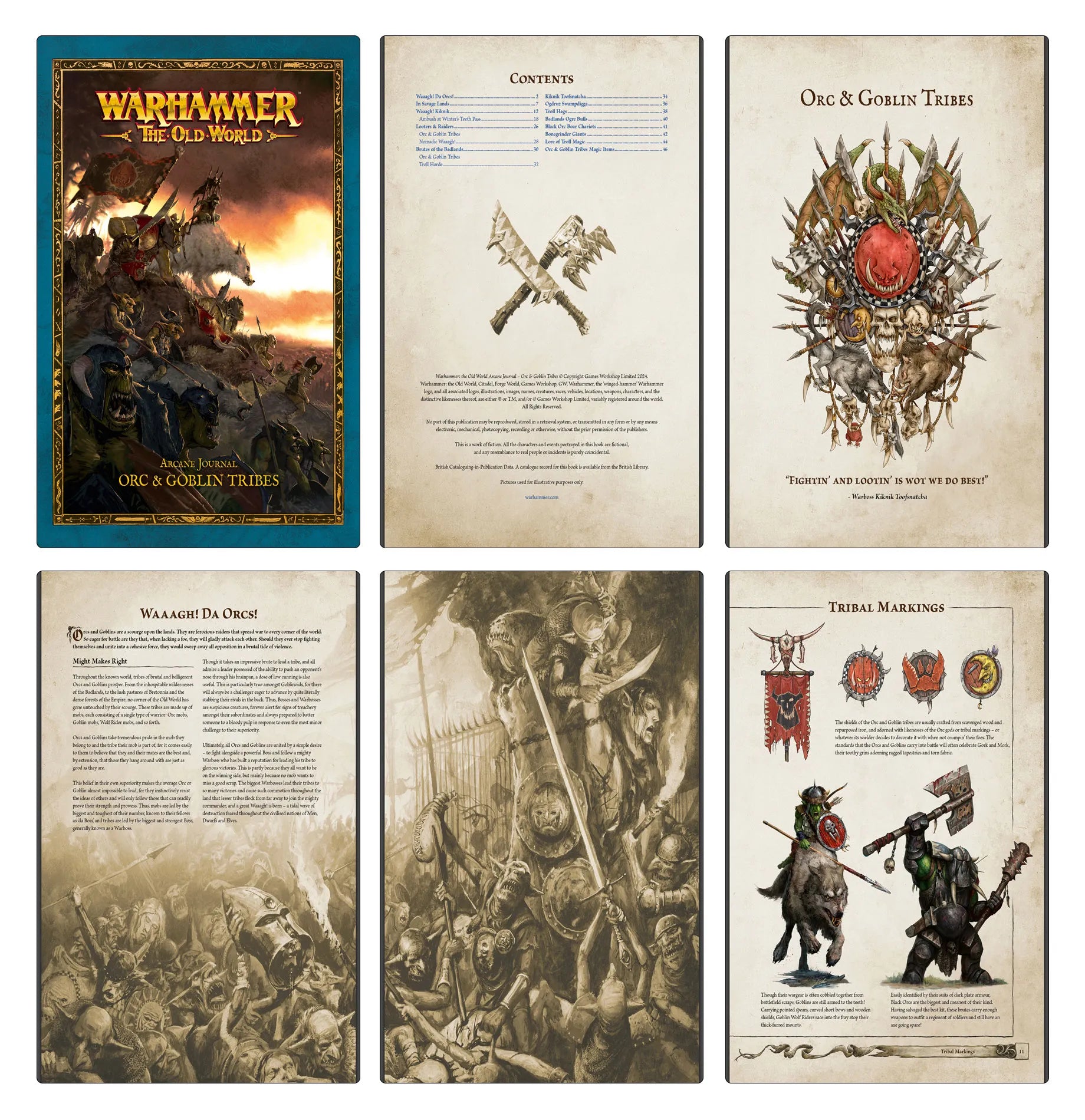 Arcane Journal: Orc & Goblin Tribes (ePub) (Anglais)