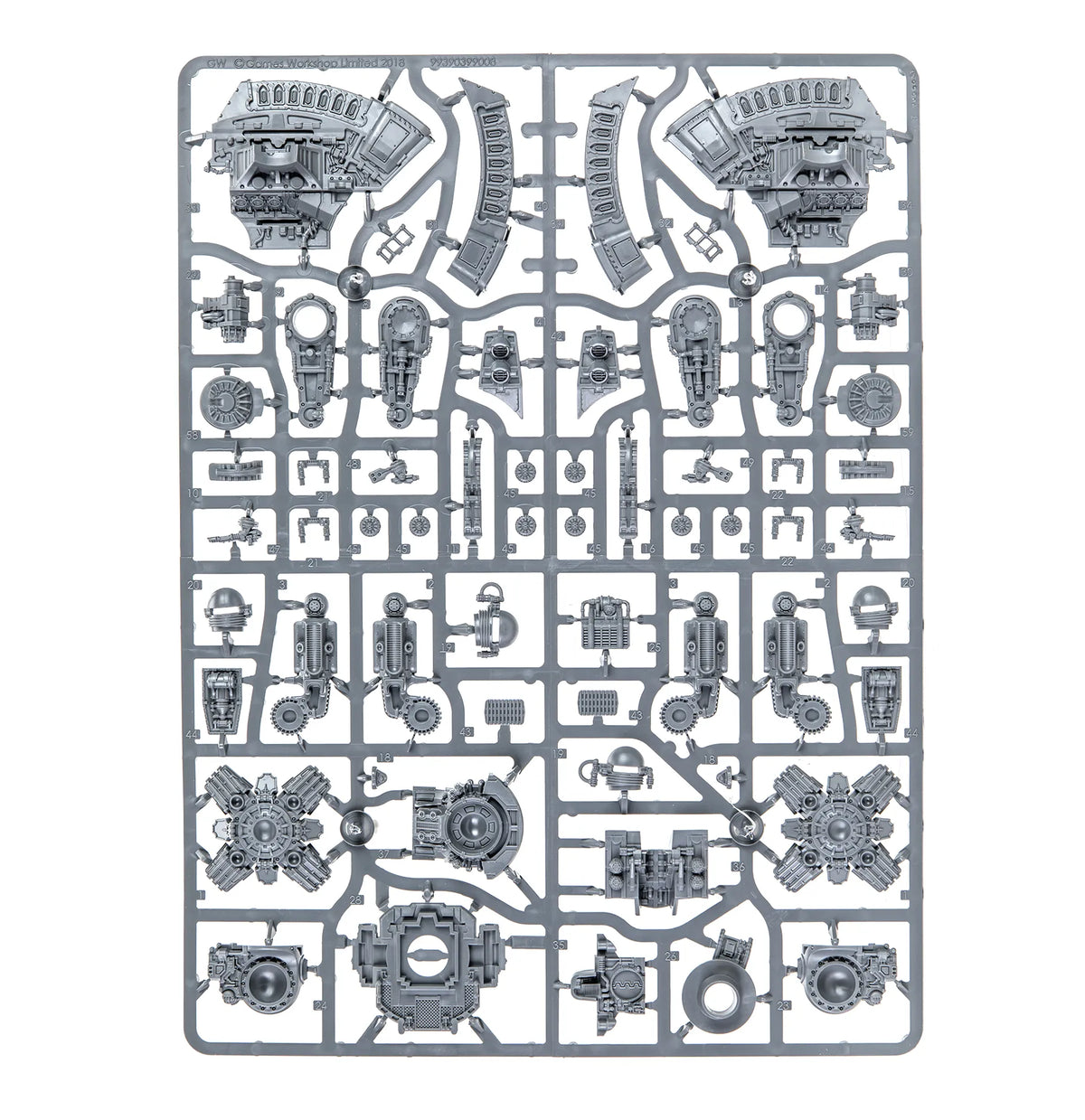 Legions Imperialis: Warlord Titan with Volkite Destructor and Macro-Gatling Blaster