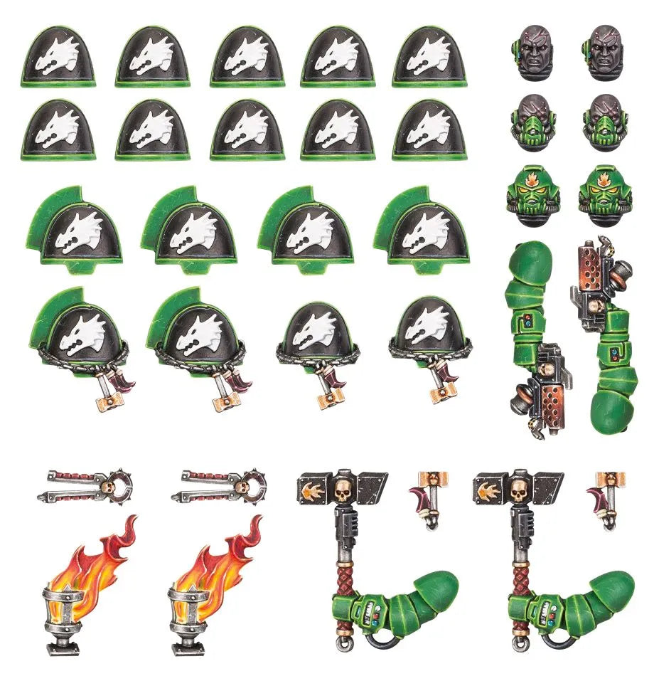 Améliorations et décalcomanies Salamanders Primaris