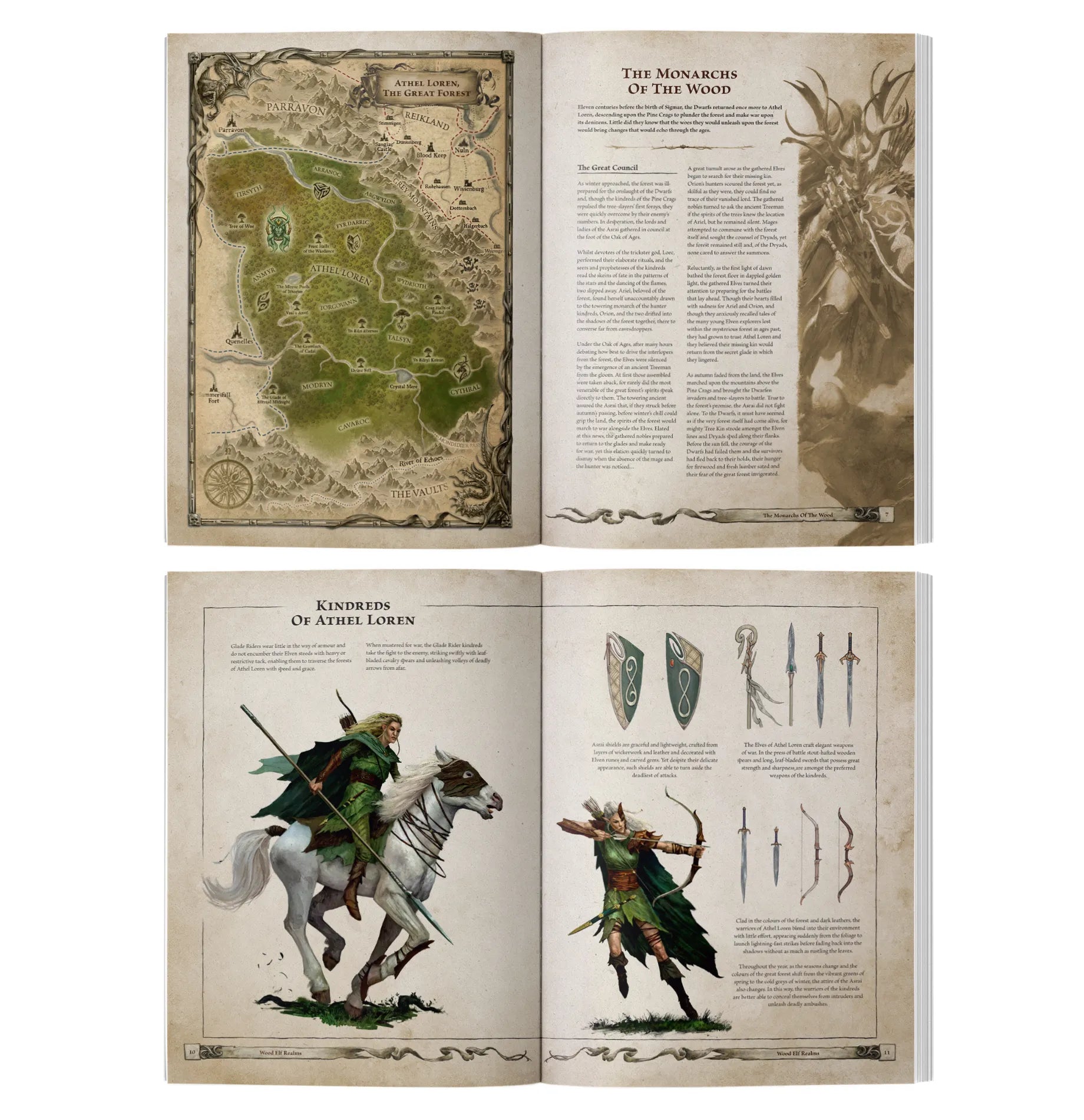 Arcane Journal: Wood Elf Realms (Anglais)