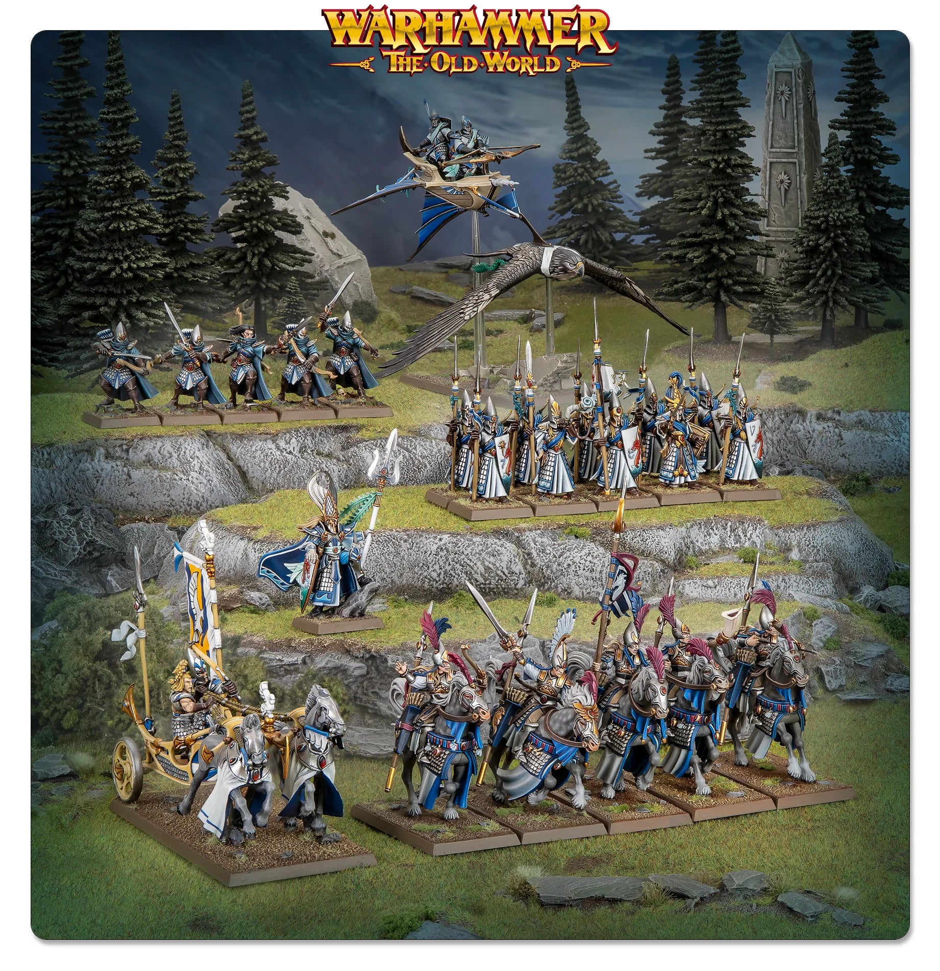 Royaumes Hauts Elfes: Armée de Colonne de Bataille