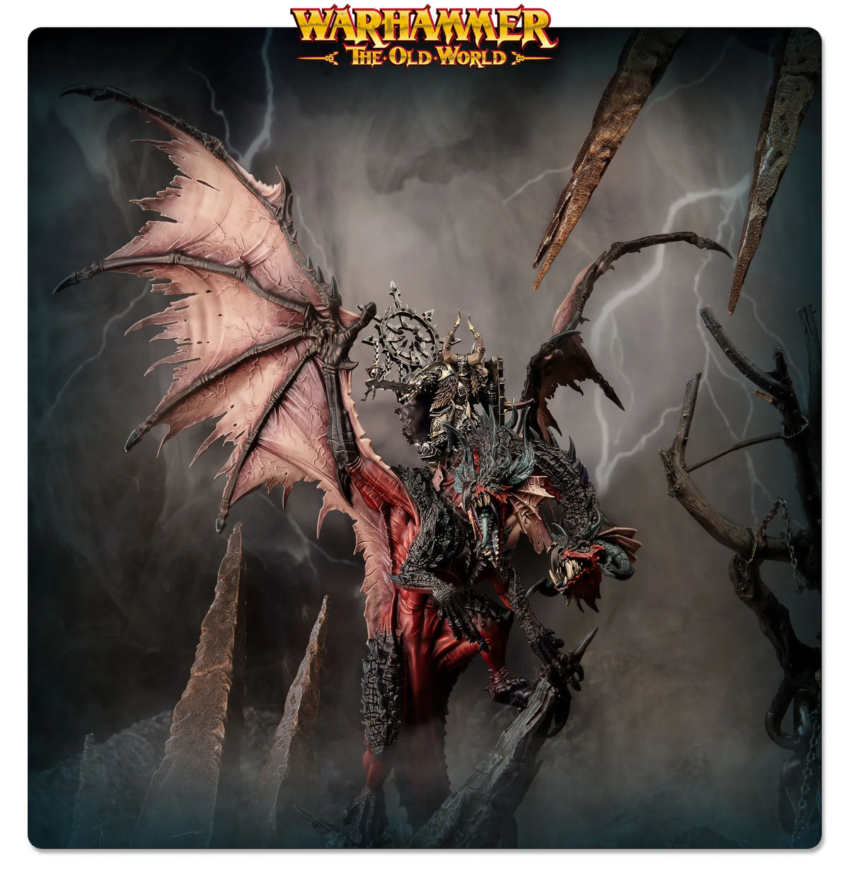 Sorcier sur Dragon du Chaos