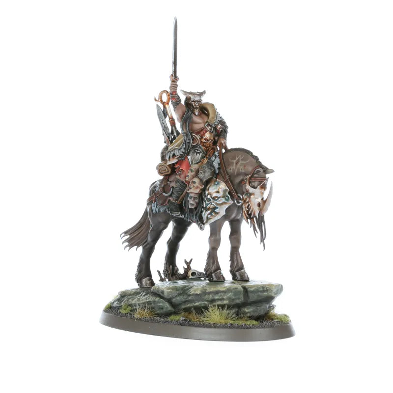Chef de Guerre Noir-serment sur Destrier