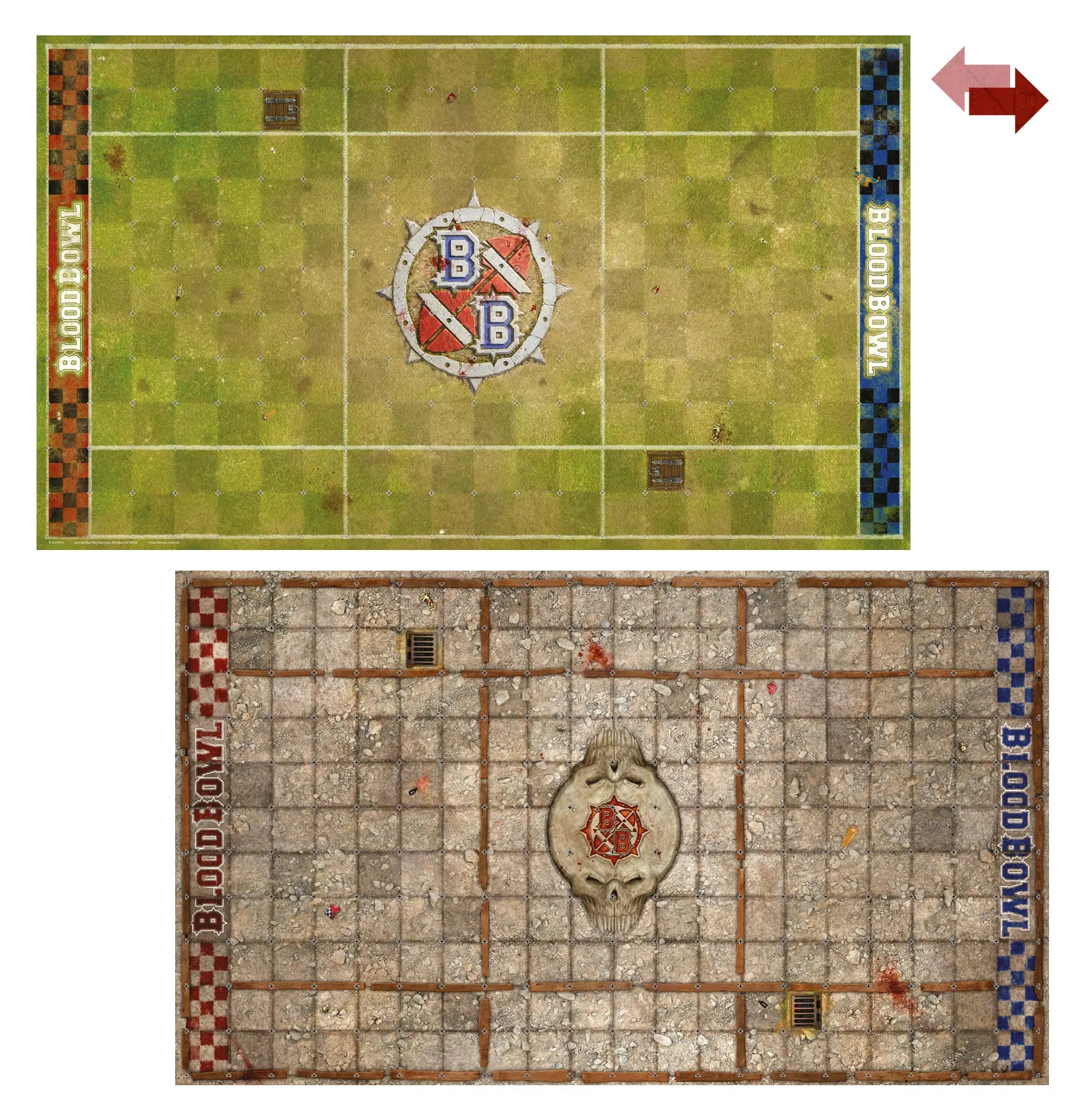 Blood Bowl Sevens: Terrain et Fosses Double Face