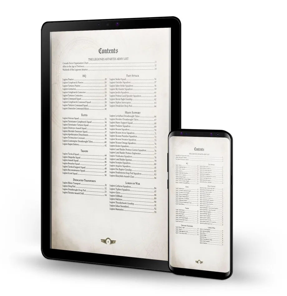 Liber Astartes – Loyalist Legiones Astartes Army Book (ePub) (Anglais)
