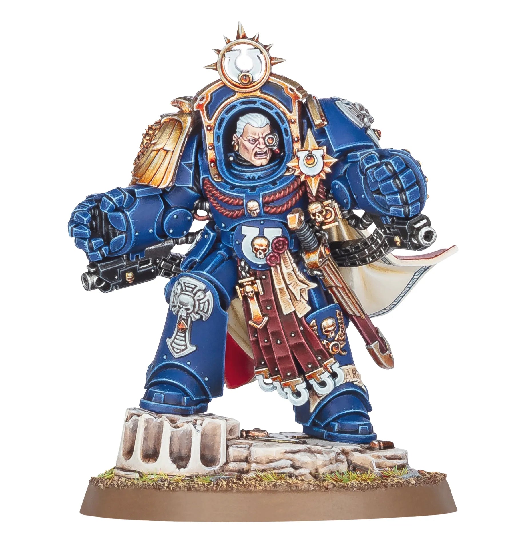 Marneus Calgar en Armure d'Antilochus