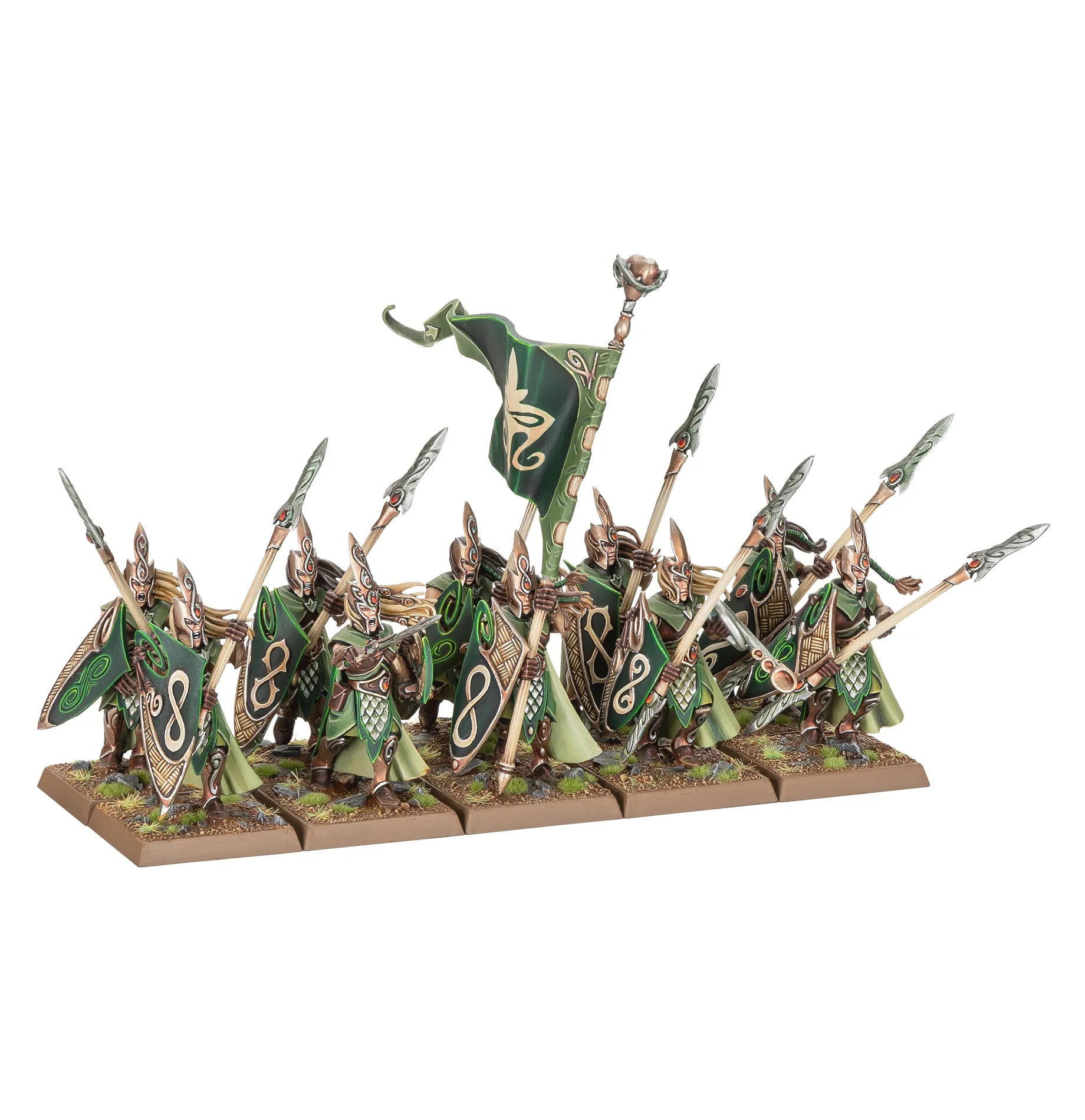 Royaumes Elfes Sylvains: Armée de Colonne de Bataille