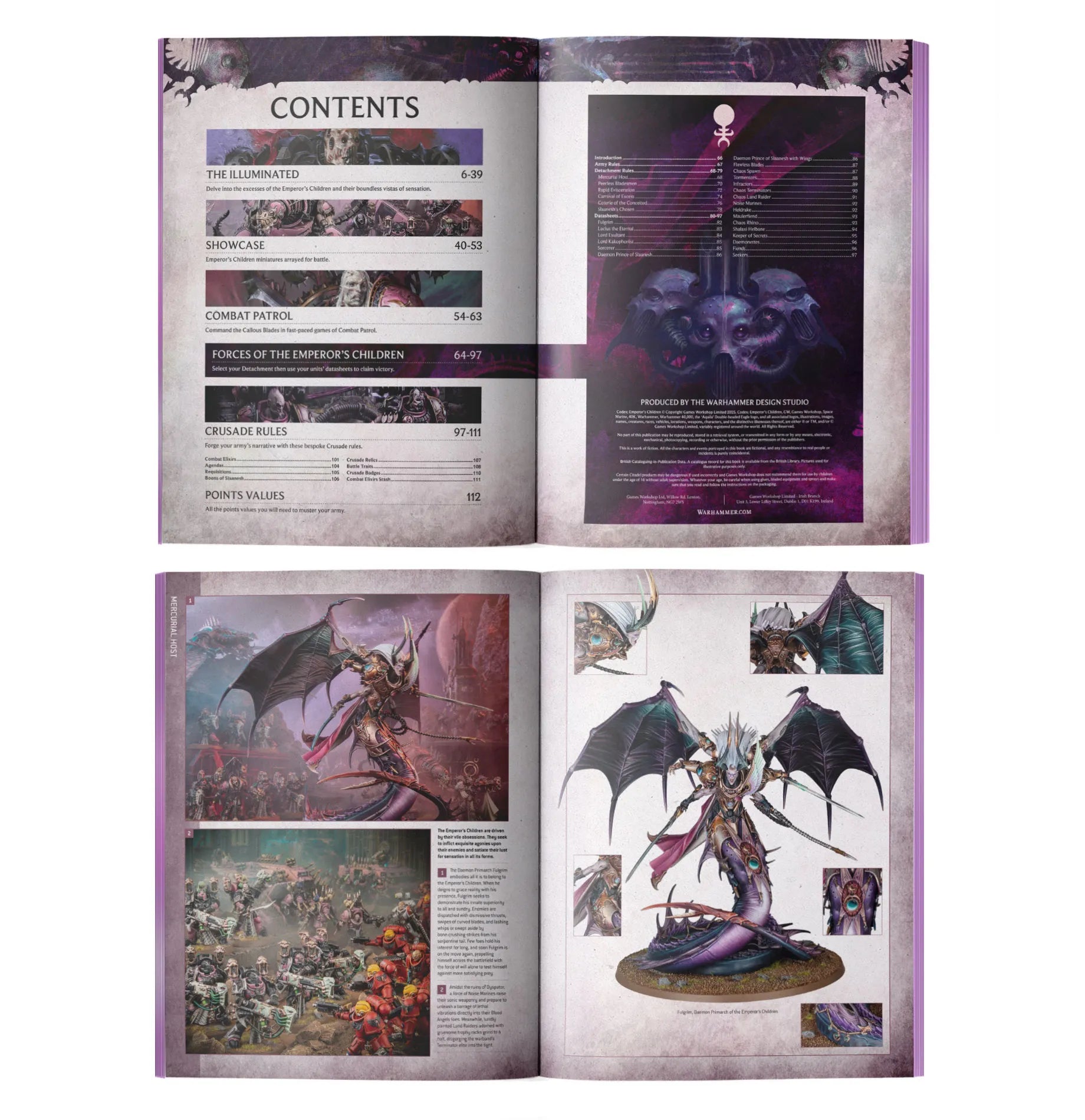 Codex: Emperor's Children (Collector's Edition) (Anglais)