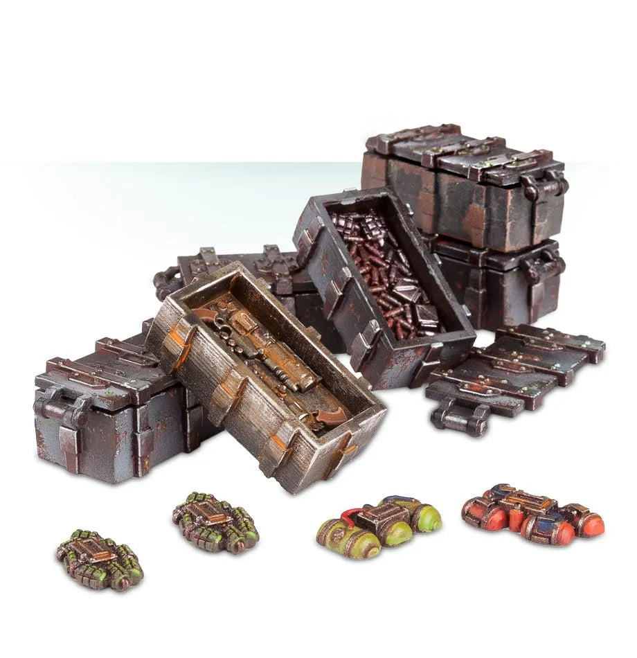 Barricades et Objectifs Necromunda