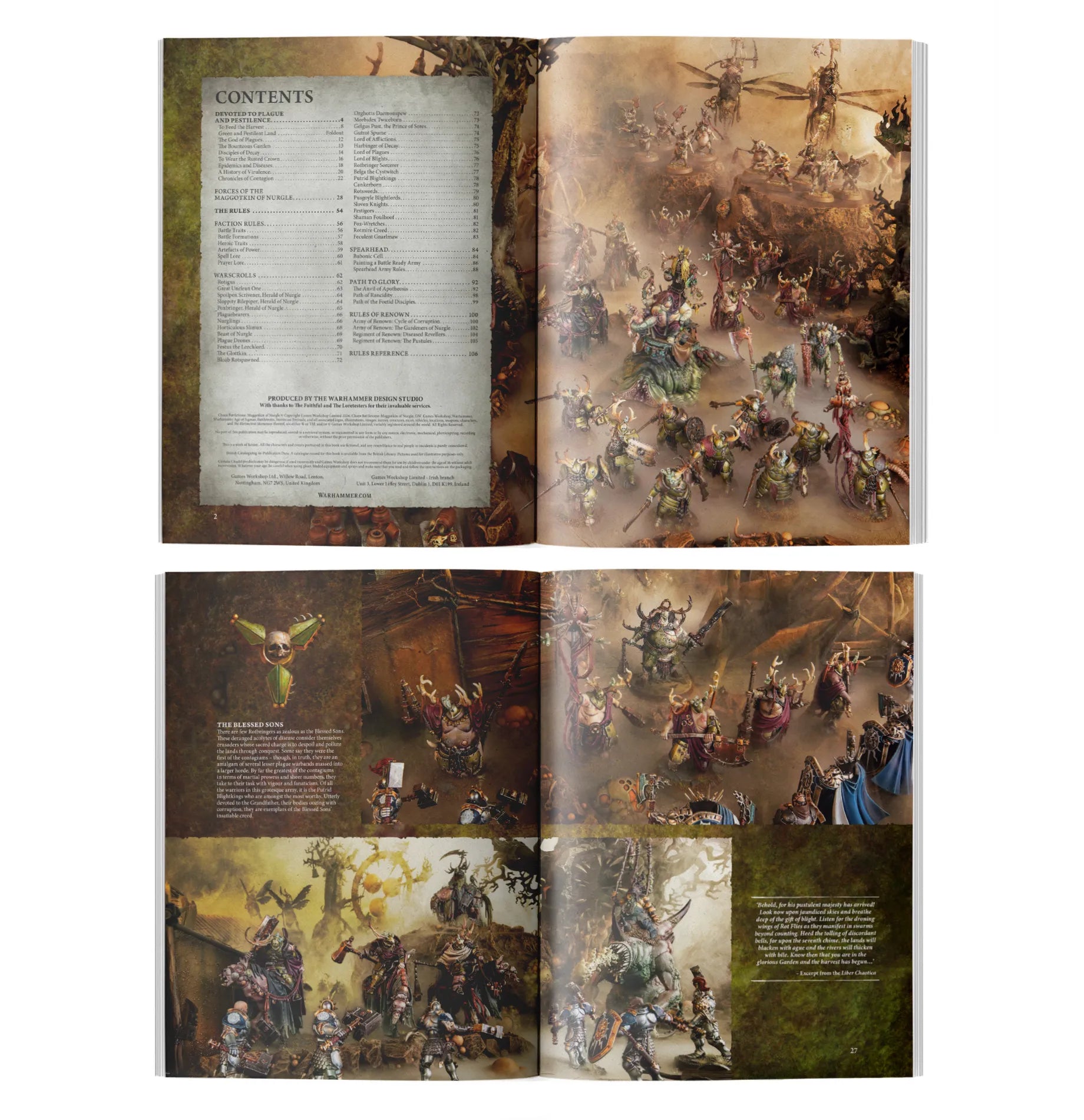 Chaos Battletome: Maggotkin of Nurgle (Anglais)