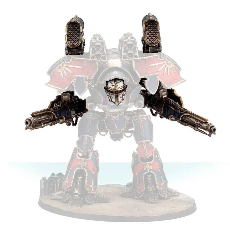 Armes de Titan Warlord: Canons Volcano et lance-missiles Apocalypse