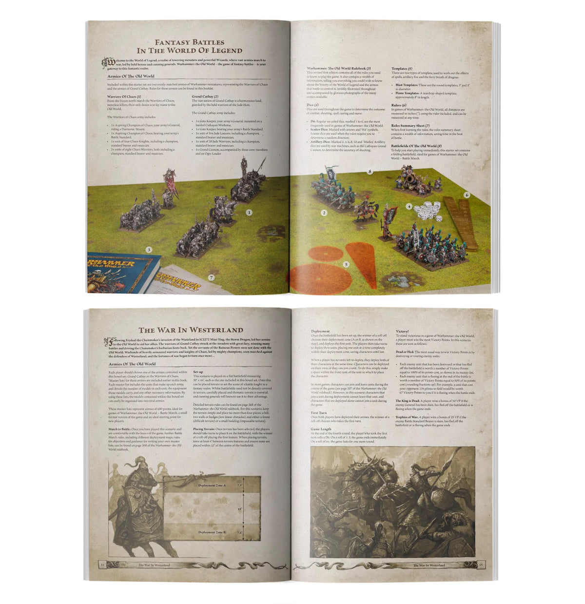 Warhammer: The Old World – Fantasy Battles In the World of Legend Core Set (Anglais)