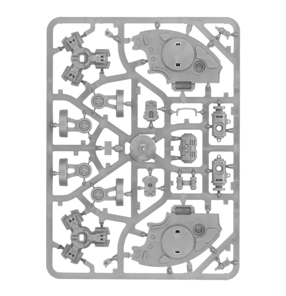 Armigère Moirax du Mechanicum avec Mousquets à Foudre