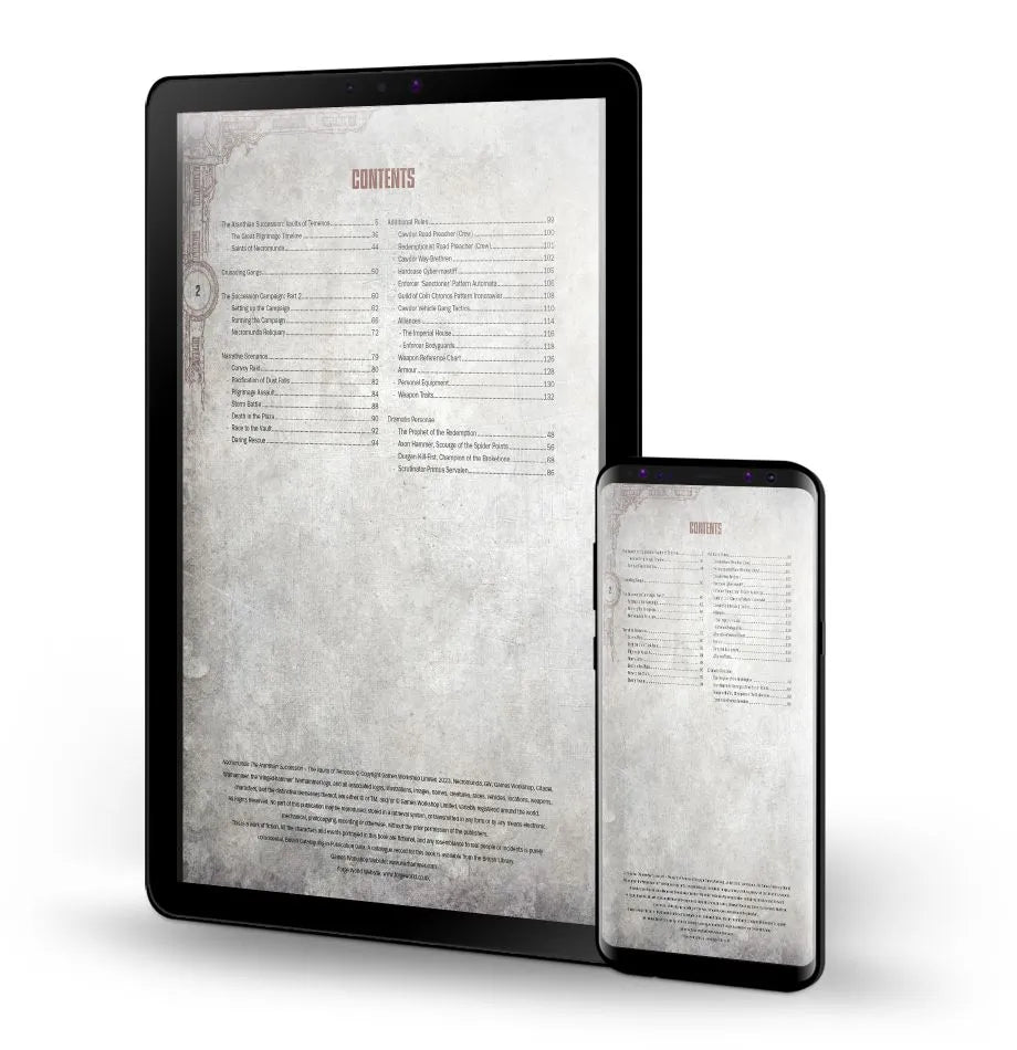 Necromunda: The Aranthian Succession – The Vaults of Temenos (ePub) (Anglais)