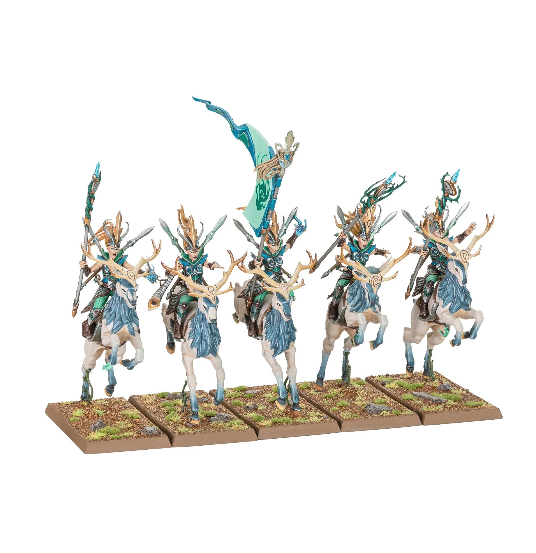 Royaumes Elfes Sylvains: Armée de Colonne de Bataille