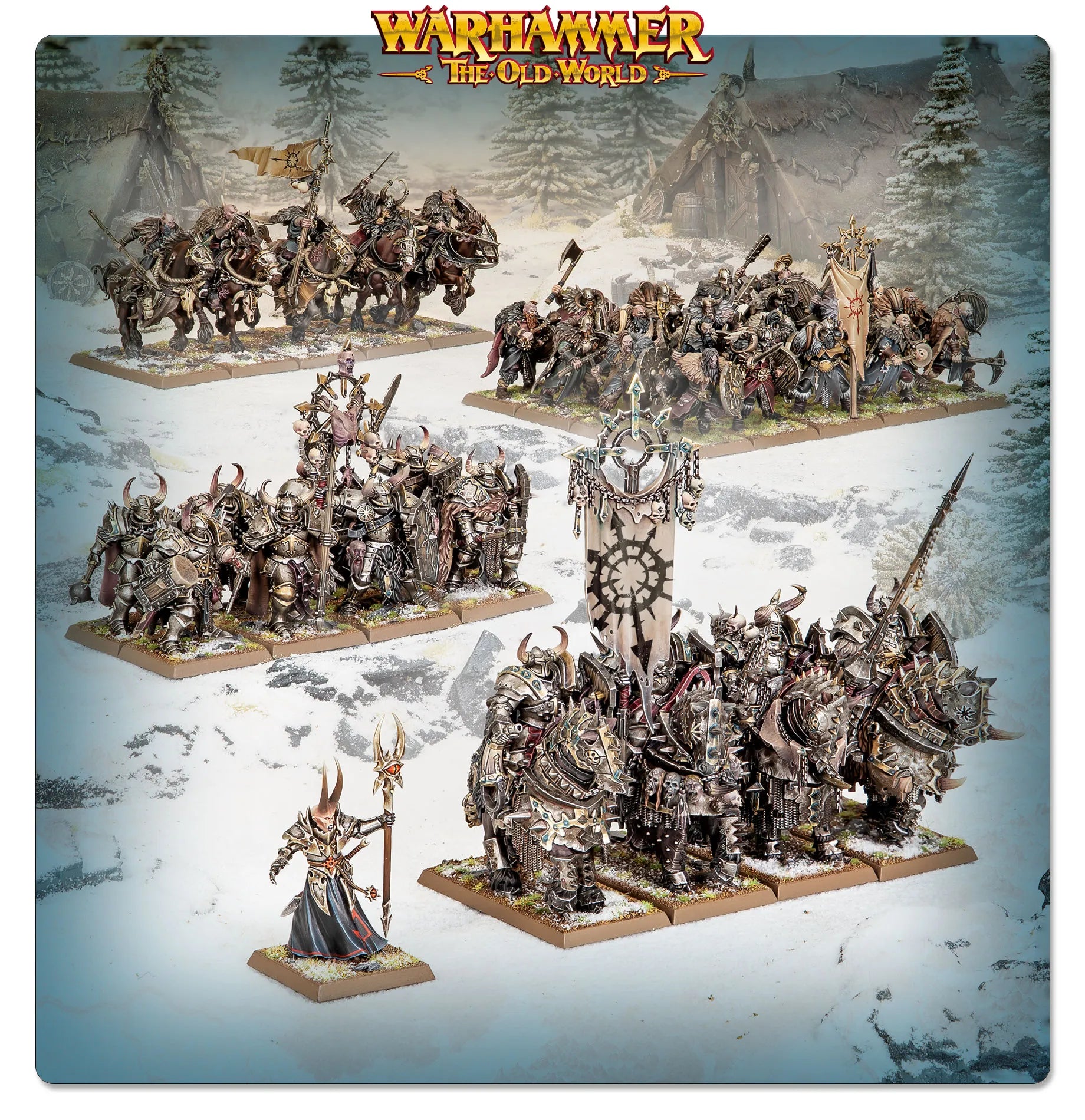 Guerriers du Chaos: Armée de Colonne de Bataille