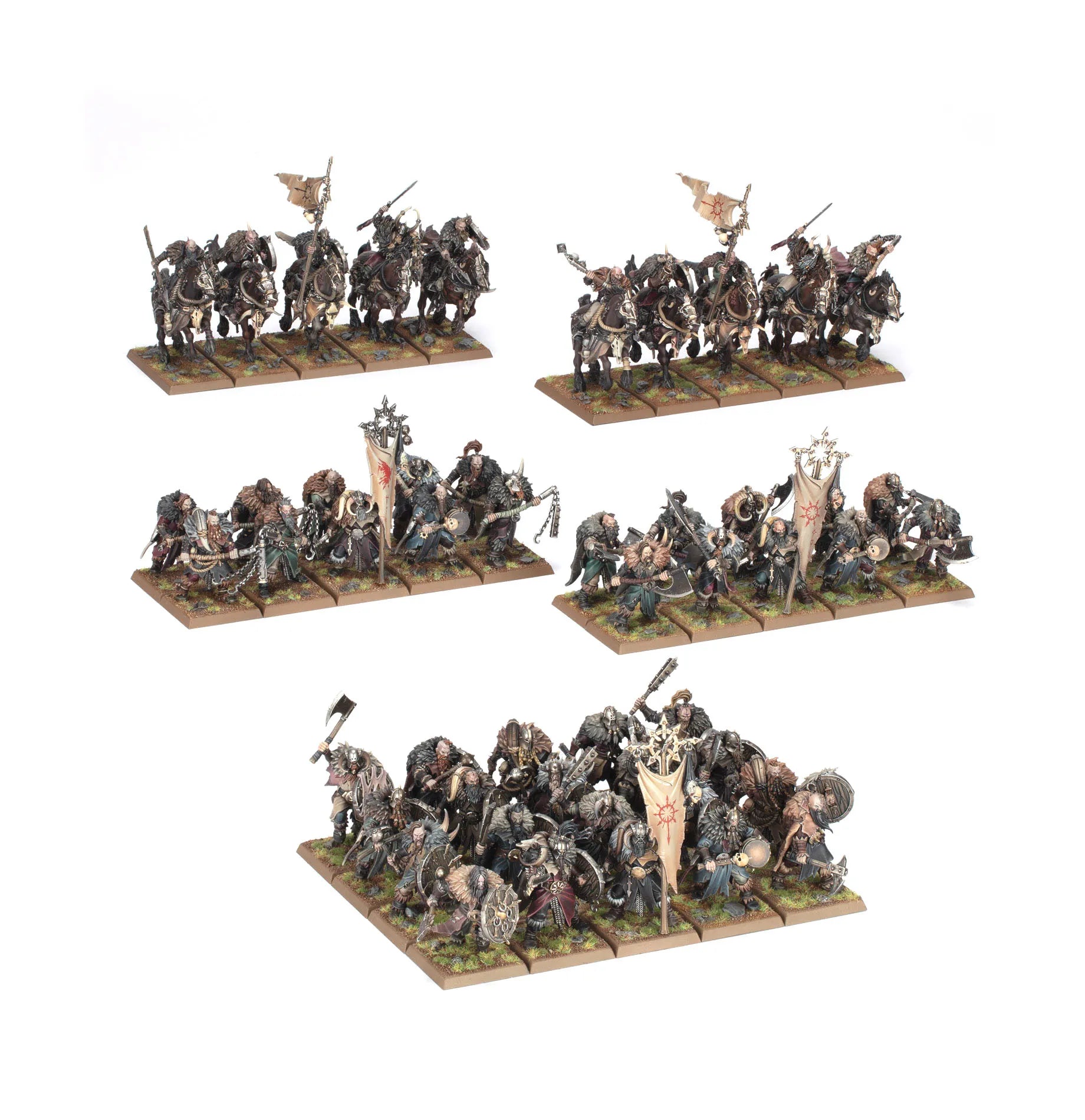 Guerriers du Chaos: Set de Renforts d'Armée des Maraudeurs du Chaos