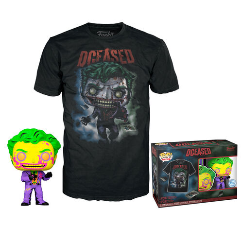 Funko Pop! & Tee: Dceased - The Joker (Blacklight) - XL - flash vidéo