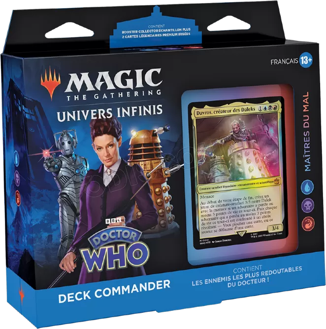 Magic: The Gathering - Assortiment de Decks Commander Doctor Who (4 Deck Commander) - flash vidéo