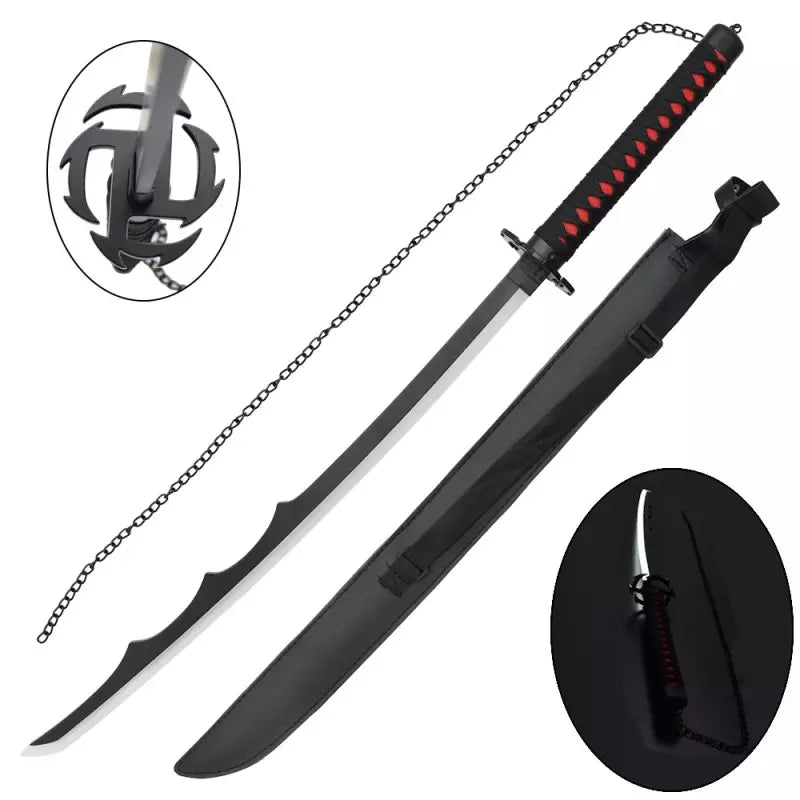 KATANA DECO LAME ACIER ET LED