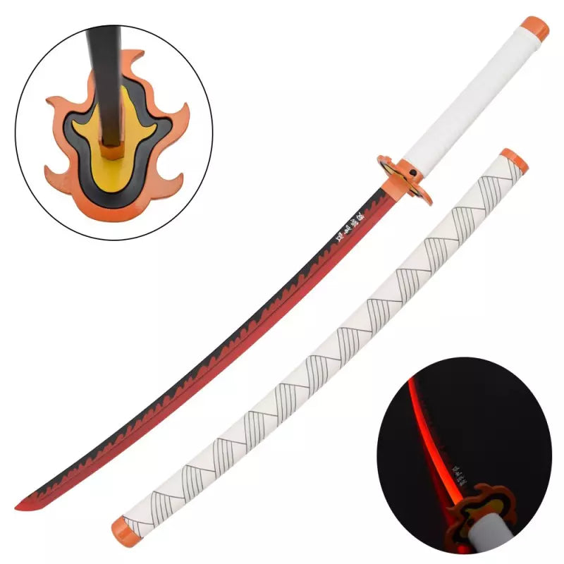 KATANA DECO LAME ACIER ET LED