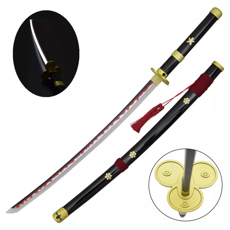 KATANA DECO LAME ACIER ET LED