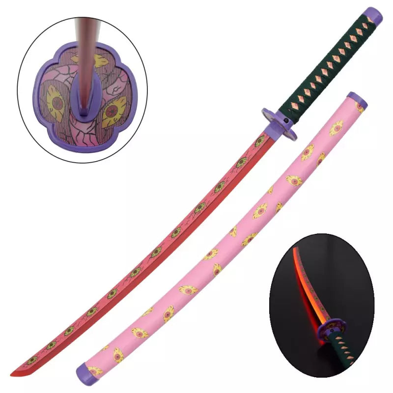 KATANA DECO LAME ACIER ET LED
